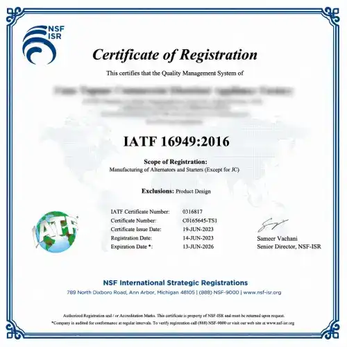 Xitu Achieves IATF16949 Recertification with Zero Non-Conformities